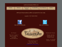 Tablet Screenshot of cashtowninn.com